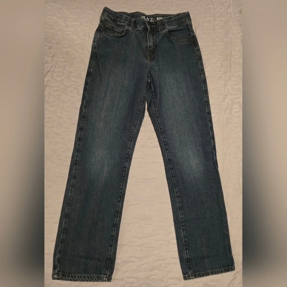The Children's Place Boy's Denim Jeans. Straight Fit. Adjustable Waist. Size 10